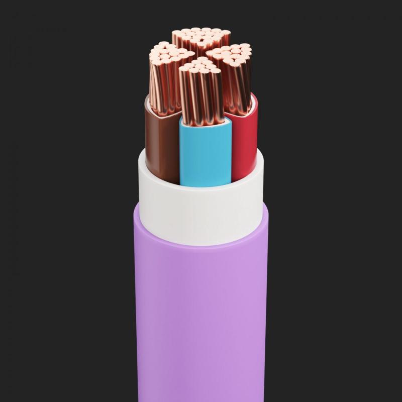 Foto de un cable con Compuestos de Polietileno para Revestimiento de Cables, Aislantes en Conductores Eléctricos